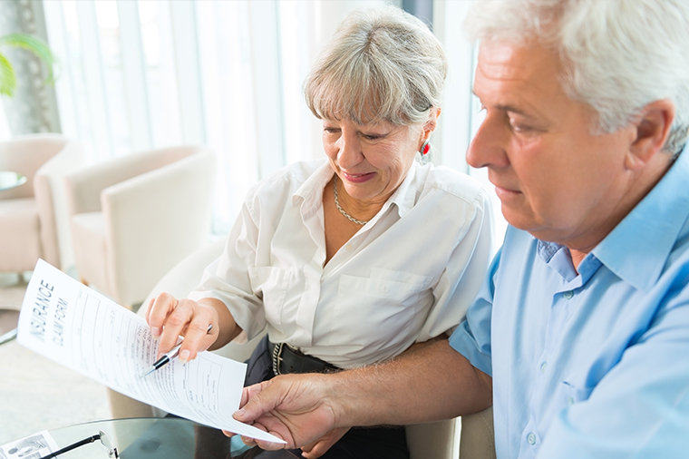 elderly couple purchasing life insurance life insurance options jb retirement strategies florida